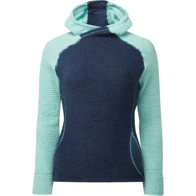 OMM Core+ Hoodie W Navy/Aqua - XS, kuva 1 / 1