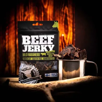 Kuivalihakundi Beef Jerky Mild Habanero 40 kuivaliha