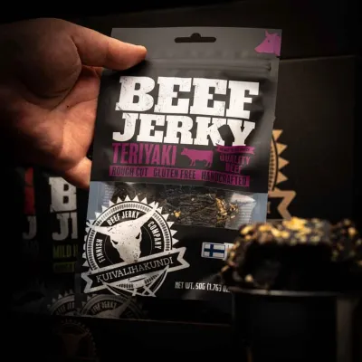 Kuivalihakundi Beef Jerky Teriyaki 40g teriyakikuivaliha