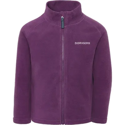 Didriksons Monte Kids' Full-Zip Northen Purple - 130, kuva 1 / 1