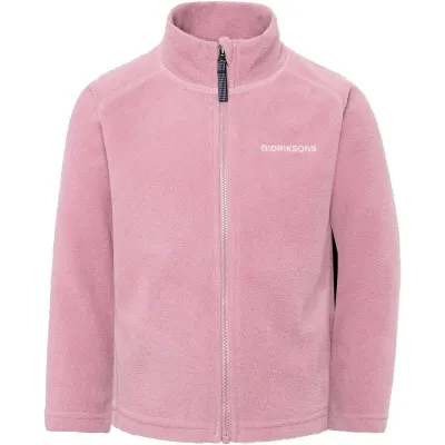 Didriksons Monte Kids' Full-Zip Oyster Pink - 90, kuva 1 / 1