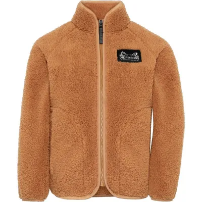 Didriksons Gibbs Kids' Full-Zip Almond Tree - 110, kuva 1 / 1