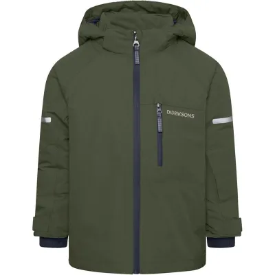 Didriksons Falken Kids' Jacket Deep Green - 140, kuva 1 / 1
