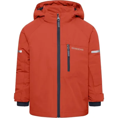 Didriksons Falken Kids' Jacket Rust - 130, kuva 1 / 1