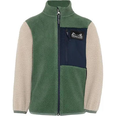 Didriksons Anten Kids' Full-Zip Beach Beige - 110, kuva 1 / 1