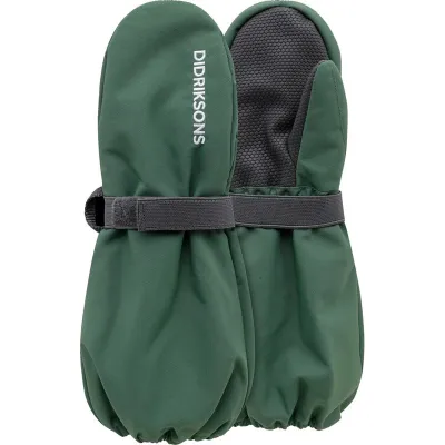 Didriksons Biggles Kids' Mittens Dark Moss - 0-2Y, kuva 1 / 1