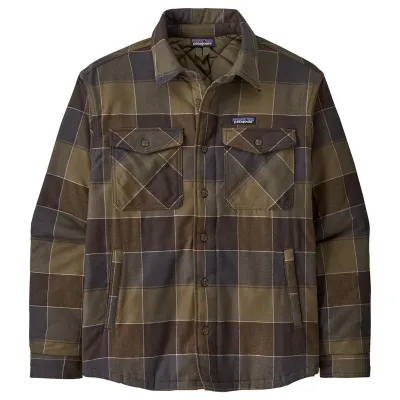 Patagonia M's LW Insulated Fjord Flannel Shirt Snow Owl: Basin Green - XL, kuva 1 / 1