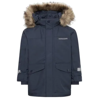 Didriksons Bjärven Kids' Parka Navy - 110, kuva 1 / 1