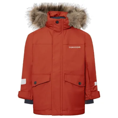Didriksons Bjärven Kids' Parka Rust - 130, kuva 1 / 1
