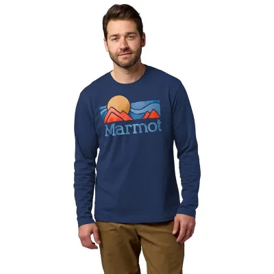 Marmot Coastal Tee LS Nightfall Navy - XXL