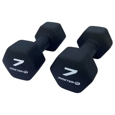 Master Fitness Neoprenhantlar i par, Hantlar Neoprene - 7 kg