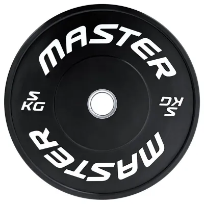 Master Fitness Bumperplate, Viktskivor bumper - 5 kg