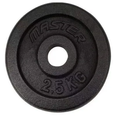 Master Fitness Skolvikt 30 mm, Viktskivor järn - 2,5 kg