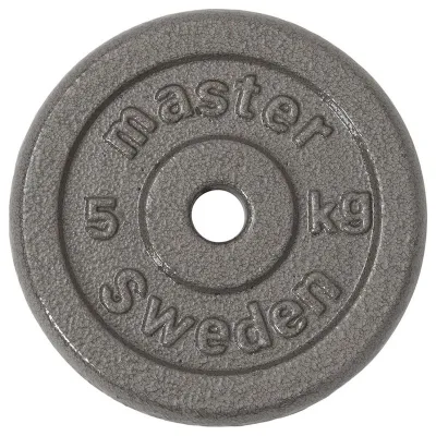 Master Fitness Skolvikt 25 mm, Viktskivor järn - 5 kg