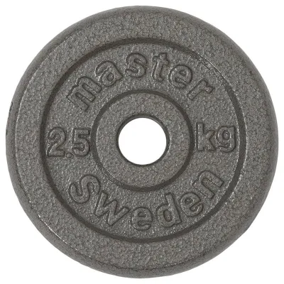 Master Fitness Skolvikt 25 mm, Viktskivor järn - 2,5 kg