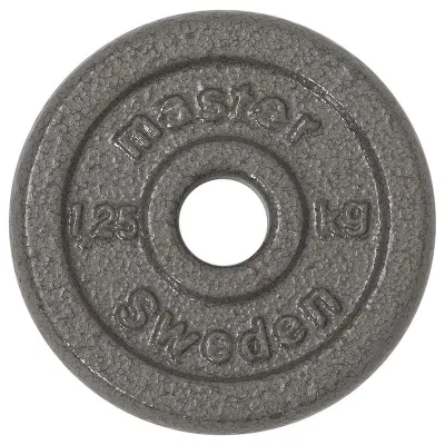 Master Fitness Skolvikt 25 mm, Viktskivor järn - 1,25 kg