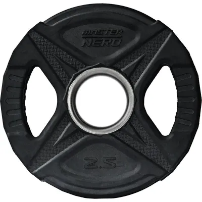 Master Fitness Nero Rubber Plate, Viktskivor gummerade - 2,5 kg