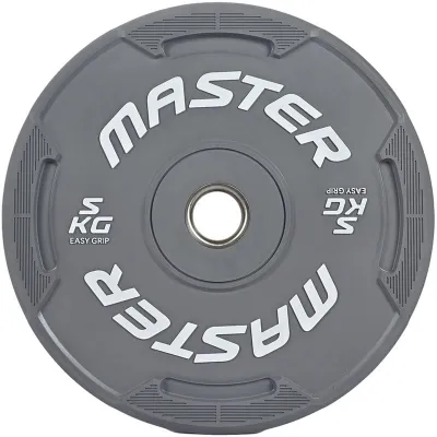Master Fitness Easy Grip Color, Viktskivor Bumper - 5 kg