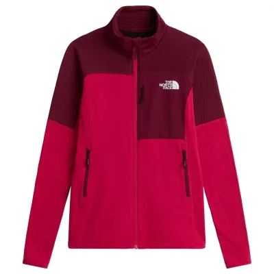 The North Face W Polartec Powergrid Stormgap Jacket Lali Guran/Burgundy Cru - S, kuva 1 / 1