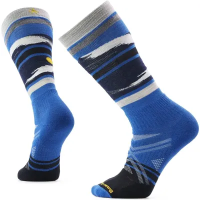Smartwool Ski Full Cushion Midnight Ski Otc Socks Laguna Blue - L