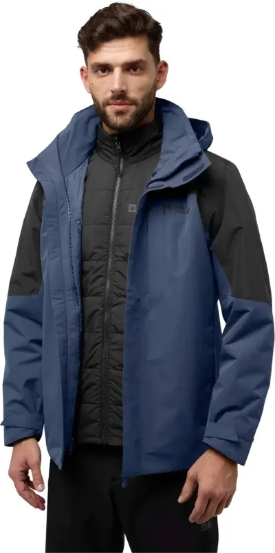 Jack Wolfskin Men's Romberg 3in1 Jacket miesten talvitakki