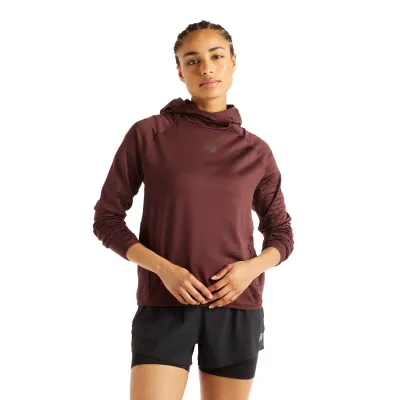New Balance Women's RC Essential Heat Grid Hoody naisten urheiluhuppari