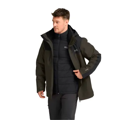 Jack Wolfskin Men's Jasper Pro 3in1 Jacket miesten talvitakki