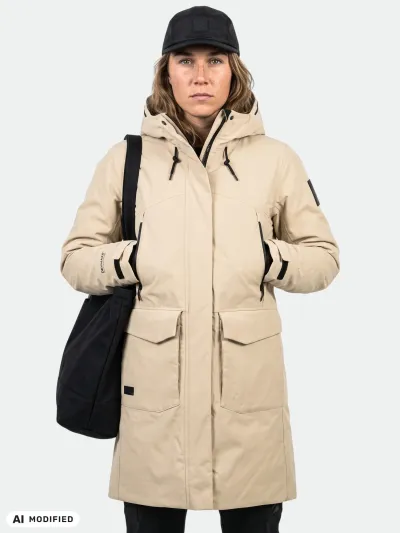 Halti Bergga DX Talvitakki Naisten Beige, kuva 1 / 1