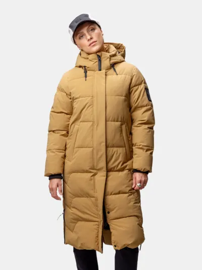 Halti Brahe Puffer Pitkä Talvitakki Naisten Ruskea, kuva 1 / 1