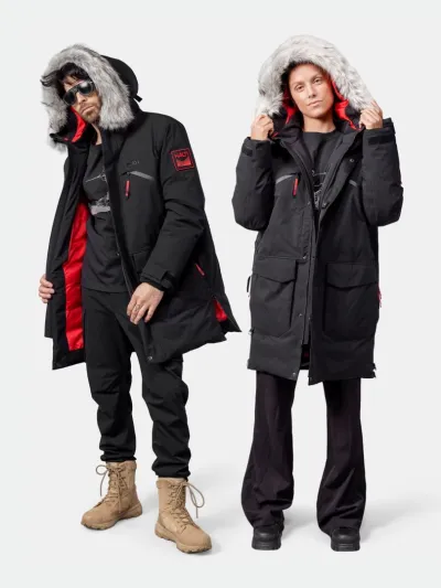 Halti 1976 Down Parka Unisex Musta, kuva 1 / 1