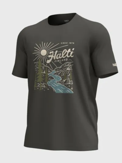 Halti Vehka Unisex T-paita Harmaa, kuva 1 / 1