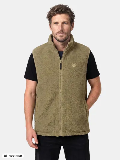 Halti Lykky Fleece Liivi Unisex Vihreä