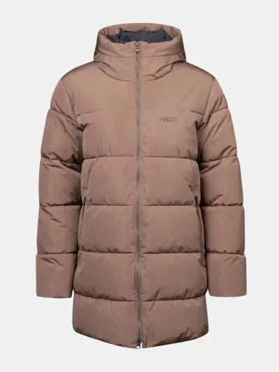 Halti Leinikko Puffer Parka Naisten Ruskea, kuva 1 / 1