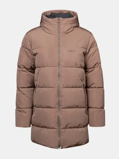 Halti Leinikko Puffer Parka Naisten Plus Ruskea, kuva 1 / 1