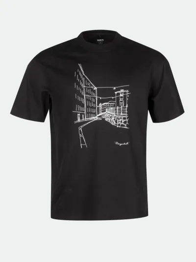 Halti Skaltsi T-paita Unisex Musta, kuva 1 / 1