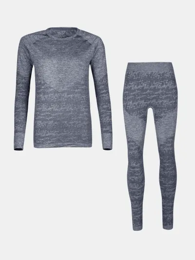 Halti Free Recy Seamless Kerrasto Naisten Harmaa