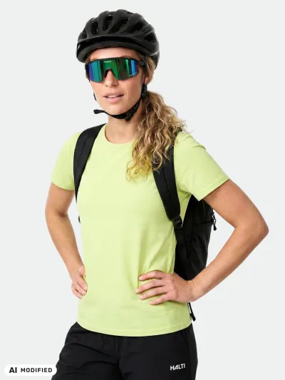 Halti Kalteva T-paita Naisten Shadow Lime, kuva 1 / 1