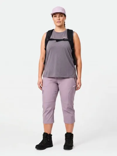 Halti Pallas Cool X-stretch Caprit Naisten Plus Sea Fog Lilac, kuva 1 / 1