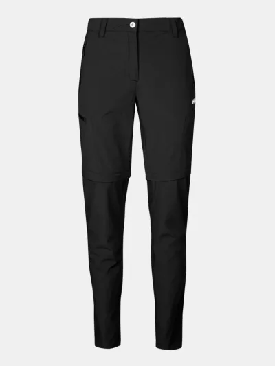 Halti Pallas Cool Stretch Zip-off Housut Naisten Musta, kuva 1 / 1