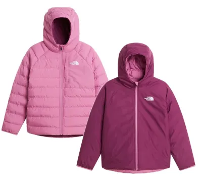 The North Face Girl's Reversible Perrito Hood Jacket lasten välikausitakki