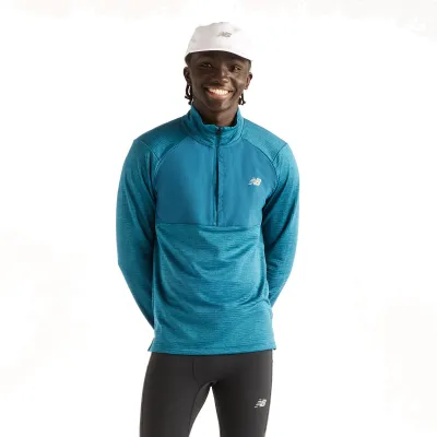 New Balance Men's Athletic Heat Grid Half Zip miesten juoksuvälikerros