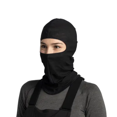 Buff Merino Lightweight Balaclava Black