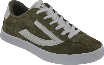 Viking Retro Trim Shoes Kids Olive/Eggshell - 38