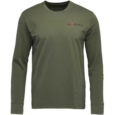 Black Diamond M Heritage WordmarkLs Tee Tundra - M