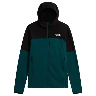 The North Face M Polartec Powergrid Stormgap Hoodie Pacific Teal/Tnf Black - XL