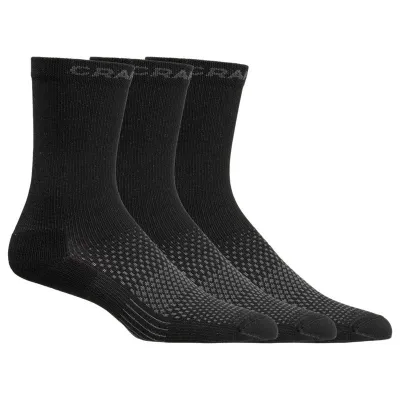 Craft Active High Sock 3-Pack Black - 40/42