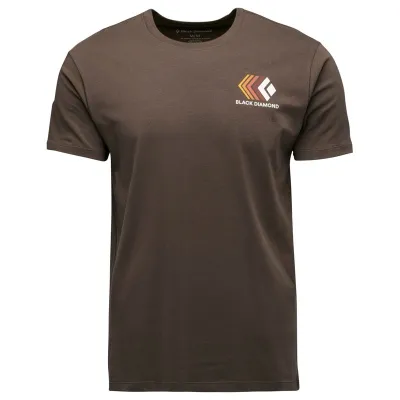 Black Diamond M Faded Ss Tee Basalt - L
