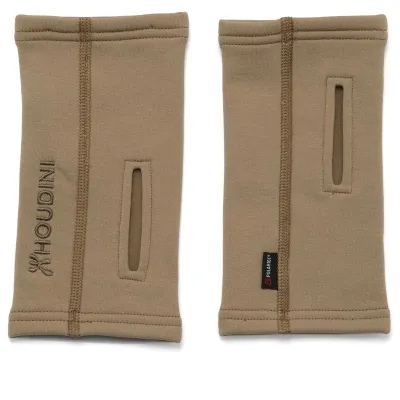 Houdini Power Wrist Gaiters Foggy Brown - L