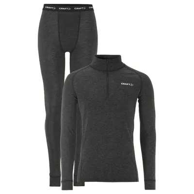 Craft Wool Merino Hz Set M Black/Melang - L