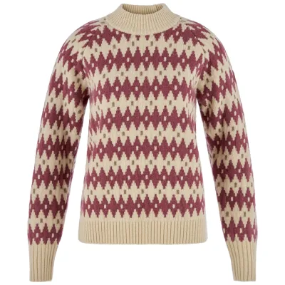 Fjällräven Women's Övik Jacquard Knit naisten villapaita